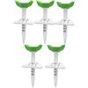 Generic Set, linee guida visibili, guide altezza | Coppa larga, linee guida stampate, confezione da 5 tee in nylon, per esercitazioni, configurazione da golf per golfisti
