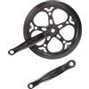 BESTOMZ Guarnitura Bici a Anello Singolo in Ferro Nero 170mm 52t | Catena 1/2x3/32, Resistente All'usura, Facile da Installare, per Bici da Montagna e Strada