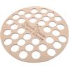 TOPBATHY Espositore per Palline da Golf Rotondo 34 Fori in Legno | Supporto da Parete, Design Naturale, per Casa e Circoli, Organizzatore Stabile, Salvaspazio
