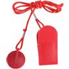 NIYANGLE Chiave Magnetica di Sicurezza per Tapis Elettrico Arresto Emergenza | Accessorio Leggero in ABS e Magnete, Facile da Riporre, Colore Rosso, per Macchina da Corsa