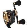 Toyvian Mulinello da Pesca Metallico 6+1 Cuscinetti 3.6 1 Nero | Capacità Filo 2# 150 2.5# 120 3# 100, Lega di Alluminio ed Eva, Struttura Stabile