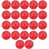 SUPVOX 22 Pezzi Palla da Golf Forata in Pe Rossa, Pratica Indoor Outdoor