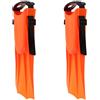 SHINEOFI Pinne da Immersione Corte per Nuoto e Snorkeling, Arancia | EVA e Pvc, Taglia 30-36 Foro 8cm, Design Regolabile e Resistente per Adulti