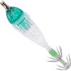 Fabater Squid Lure Light, LED Fishing Bait with Hook, Verde, 3.3x0.7in | Lampada subacquea, PE poliestere, profondità 300 M, batterie LR41, pesca notturna, laghi per barche d\'