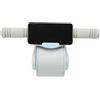 RiToEasysports Ruota Addome 140mm Base Larga, Ruote Doppie per | Ruote Antiscivolo da 105 Mm, Telaio in Metallo ABS, Molla Integrata per il Ritorno Automatico, Ideale per Home Gym e