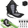 MeLtor Seggiolino SUP, Cinturini Regolabili Sedile Kayak, Tasca Rimovibile Accessori per SUP Compatibile con La Maggior Parte delle Imbarcazioni