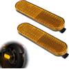 Beoveo Set di 2 strisce catarifrangenti per ruota posteriore, gialle, per | Copertura laterale compatibile con Xiaomi 5, 5 Pro, 5 Max, pezzo di ricambio discreto per scooter e uso quotidiano