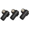 ARMYJY 3 maniglie di ricambio per bastoni da trekking da 14-18 mm, per sistema di bloccaggio rapido, kit di riparazione albero in alluminio (blocco esterno a 16 tubi)