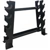 Generic Scomparto per Manubri Porta Manubri Supporto Pesi Scaffale Pesi con Scomparti Multipli per Separare i Carichi Struttura Stabile in Acciaio Adatto per