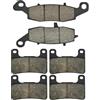 Generic Pastiglie Freno Anteriori e Posteriori per Moto Z 1000 SX Non ABS ZR 1000 GBF 11 F SX ABS ZX1000 HBF 11 F DAF/DBF 10-11 F Pastiglie Freno a Disco (Anteriori e Posteriori)
