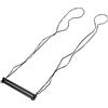 INOOMP Imbracatura da Sci, Corda Doppia in PVC e Nylon, Nera | Sci e Snowboard, Assorbimento Urti, Facile da Usare, per Insegnamento e Pratica Adulti e Piccoli