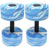 Generisch Manubri Aqua per allenamento in piscina, portatili ed ergonomici | Set di manubri in schiuma e bilancieri per esercizi acquatici, vestibilità portatile