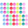 FOYTOKI 50 Pezzi Palline da Ping Pong Colorate Opache 40mm in PP | Feste e Giochi, Uso in Laboratori Creativi e Locali D'intrattenimento, Set Misto Colore Casuale