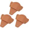 Mingzhe 3 Pack Flashlight Holster Leather Belt Holder for PolyTac Fenix