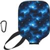 Generic Neoprene Paddle Cover Deep Blue Galaxy Space pickleball Paddle Cover | Universale antigraffio Copri paddle pickleball Racchetta Per uomini e donne L'uso Esterno Allenamento