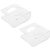 Hemobllo 2 Pezzi Espositore per Palloni in Acrilico a U, Supporto per Basket e Football, Trasparente, per Uso Domestico, Display e Conservazione