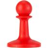 Gralara Copripunta Campeggio Tenda Rifugio Cappuccio Topper Punta Protettiva Gomma Morbida Resistente All'usura Stabilizza ni E Piantane Adatto per Campeggio, Rosso, Rosso