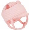 Aymzbd Casco Bambini Cover Testa Regolabile Chiusura Sottogola Ventilazione Spugna Dissipante Impatti Struttura Durevole Adatto per Casa Parco Attività Neonatali, Rosa, Taglia Unica Regolabile