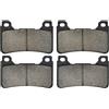 Generic Ricambi per Moto Kit pastiglie Freno Anteriori e Posteriori Disco Freno per CBR600RR CBR600 RR 2005 2006 CBR1000RR CBR1000 RR 2004 2005 Pastiglie Freno a Disco