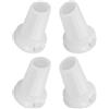 MUCKLILY Valvole di Morso in Silicone per Bottiglia d'Acqua, Bianco, Ricambio per Valvola di Borraccia, Facile da Installare, Confezione da 4 Pezzi, per Sport