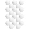 Yardwe ABS Palline da Ping Pong 40mm Bianche 30 Pezzi per Allenamento | Superficie senza Giunture, Rimbalzo Affidabile, Finitura Bianca ad Alto Contrasto, per Esterno e Carnevale