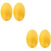 UPKOCH 4 Pezzi Galleggiante Ovale in PVC Giallo per Kayak e Cima da Lancio | Leggero e Portatile, Facile da Installare, Uso in Navigazione e Ambienti Esterni, Accessorio Multifunzione