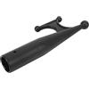 Aoresac Punta di ormeggio nera in nylon per kayak | Robusta struttura in nylon, ideale per kayak marini, gommoni e piccole imbarcazioni, pali a vite standard