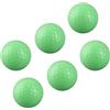 Aoresac 6 palline da golf luminose, palline da allenamento fluorescenti notturne, 42,67 mm, 317 g