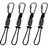 yanwuwa Clip per attrezzi da campeggio per bottiglie d'acqua | Anello intrecciato regolabile, moschettone in alluminio, set di accessori per zaino