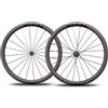 ICAN Alpha Serie Ruote in Carbonio, 700C Ruote per Bici in Carbonio per Copertoncino Tubeless Ready Freno per Cerchioni Novatec A291SB-SL / F482SB-SL Mozzo Pilastro SA1423 Raggi 20/24 fori