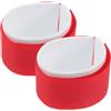 FRCOLOR 2 Pezzi Cinghia per Snowboard in Nailon Rosso per Fissaggio Sci e