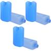 GALPADA 6 Pezzi Borsa Ghiaccio Gel Riutilizzabile per Ventilatore Aria, PE, | Formato, Struttura Compatta, Impilabile e Riutilizzabile, per Bagagliaio, Veicolo a Tre Ruote e Consegne