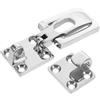USHOBE Chiusura per Barca Foro per Lucchetto in Acciaio Inox Argento | Portello e Boccaporto, Struttura Resistente All'usura, Design Versatile, Uso Esterno e Viaggio