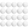 BESPORTBLE 30 Pezzi Palline da Ping Pong Bianche senza Cuciture 40mm ABS | Leggere e Riutilizzabili, Superficie Finemente Testurizzata, Alta Visibilità, per Allenamento Tavolo, Esterni e Fai
