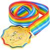 iplusmile Medaglia con Nastro per Pattinaggio, Medaglia Primo Posto Oro in Lega di Zinco, Leggera, e Ragazzi, per Giornate Sportive della Scuola Materna ed Eventi