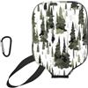 YQxwJL White Trees - Custodia protettiva per pickleball, in neoprene, con cerniera, tasca in rete e moschettone
