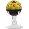Sosoport Bussola per Cruscotto Auto e Barca Portatile 38mm in ABS Giallo | Montaggio a Ventosa Affidabile, Alta Precisione, Design Portatile, per Viaggio e Uso su Cruscotto