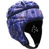 Ronyme Casco Protettivo Bambini Casco Sportivo per Bambini Casco Anti Impatto con Imbottitura EVA Materiale Poliestere Schiuma Alta Densità Adatto per, Viola, Bambino - Fulmine