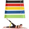 oobathy Set di 5 fasce elastiche in TPE con 5 livelli di resistenza (da leggera a super pesante), adatte per uomini e donne, palestra domestica, yoga, pilates, stretching e fisioterapia