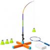 Generic Allenatore automatico per badminton con base stabile, 65-330 cm