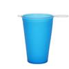 yanwuwa Tazza da corsa in TPU con linguette a clip per escursionismo e | Ricariche Race Day, tazza per bevande in morbido TPU con linguette laterali per ricarica trail running escursionismo e