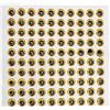 Generic 100 pezzi/pacco occhi da pesca realistici 3D da 9 mm per realizzare esche da pesca