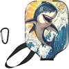 Generic Neoprene Paddle Cover Surfing Shark pickleball Paddle Cover | antigraffio Universale Custodia per racchetta da pickleball Per L'uso Esterno uomini e donne Allenamento