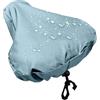 Generisch Coprisella impermeabile per bicicletta, antipioggia e antipolvere | Protezione per cuscino con coulisse, tessuto in PVC PU, rivestimento argentato, 27 x 24 cm, protezione solare UV