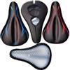 Hoppipola Coprisella per bicicletta, in silicone, con design a nido d'ape e imbottitura in gel, antiscivolo, per mountain bike, 28 x 17 cm, rosso
