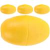 BESTOYARD 4 Pezzi Galleggiante per Ancoraggio Barca e Canoa in PVC Giallo | Set Galleggiante di Boa, Facile da Installare, per Uso e Stabilità in Acqua
