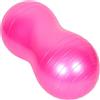 DIYEAH Palla Yoga a Forma di Arachide in Pvc, con Pompa | Esercizi in Gravidanza, Design Anti Scoppio Ispessito, Supporto Migliorato, Portatile