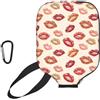 Generic pickleball Covers Lips Kiss (3) pickleball Paddle Cover | Universale con cerniera Neoprene Paddle Cover Per L'uso Esterno Fits Most Rackets sport