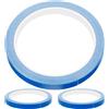 Cabilock 3 Rotoli Nastro Protettivo per Bordi Racchetta Ping Pong Blu 0,4 | Protezione Sottile, Applicazione Facile, Misura, per Allenamento Tavolo e Pratica Regolare