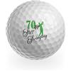DV DESIGN 3 palline da golf - 70 & Still Swinging Seventy 70th Birthday Joke divertente età golf club sport marito papà fratello amico regalo uomo #GB0028